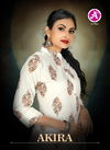 A Plus Akira Latest Designer Printed Rayon Daily Wear Kurties With Plazo Collection 